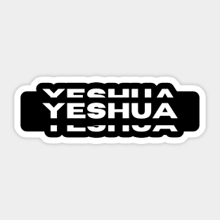 Yeshua | Christian Typography Sticker